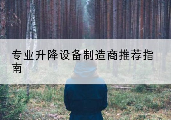 汉阴电动剪叉升降平台厂家-专业升降设备制造商推荐指南